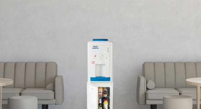 Floor Standing Dispenser with Cooling Cabinet